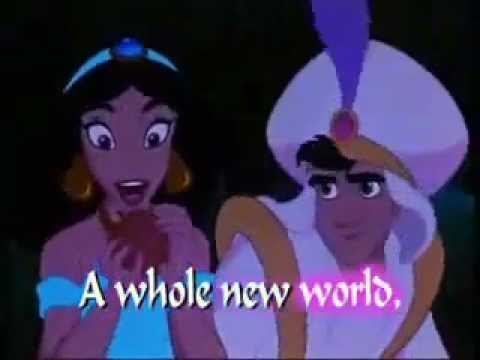 A Whole New World (Sing-Along) - Aladdin (movie)