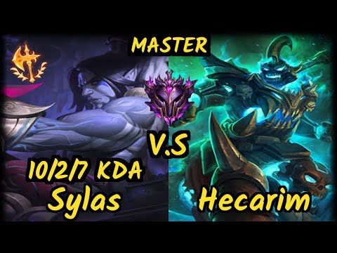 FNC Bwipo (SYLAS) vs HECARIM - 10/2/7 KDA TOP GAMEPLAY - EUW Ranked MASTER