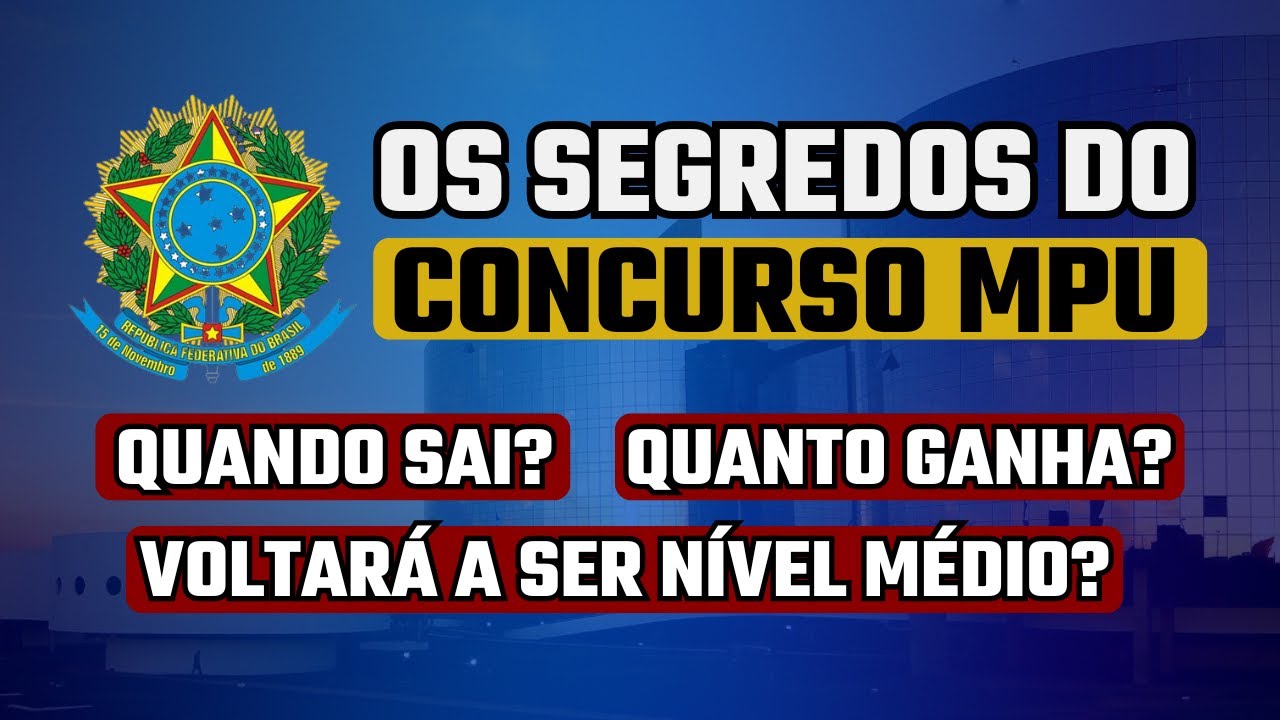 Concurso MPU: Edital a Qualquer Momento! Requisitos, Salários e Oportunidades Incríveis