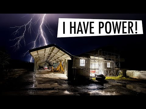 LIGHTS, POWER AND A NEW FLOOR!