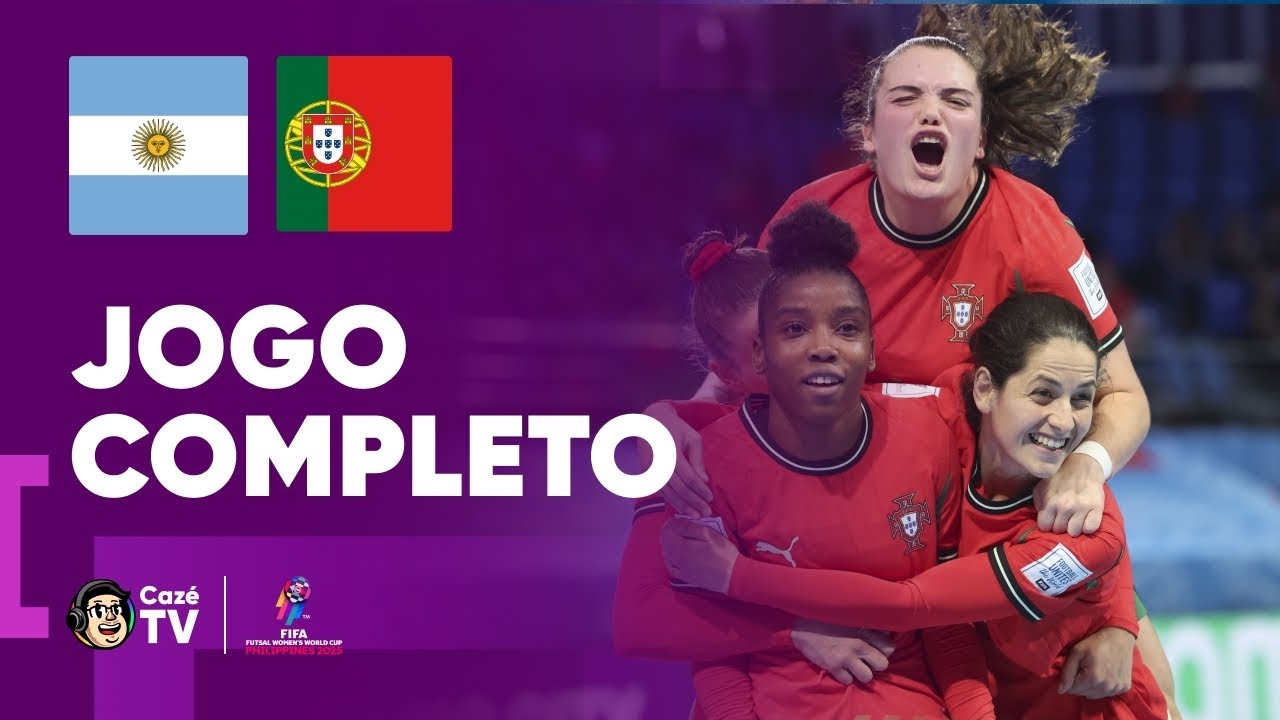 JOGO COMPLETO: ARGENTINA x PORTUGAL | COPA DO MUNDO FEMININA DE FUTSAL FIFA 2025 | SEMIFINAL