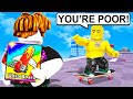 I Pretended To Be A NOOB Then Used A 0 01 ULTRA SKATEBOARD Roblox Skateboard Obby