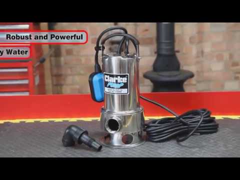 Clarke pvp11a stainless steel dirty water submersible pump