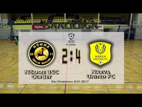 Futsal: Nõmme BSC - Narva United 2:4 | Saaliliiga 2016/2017