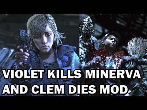 Walking Dead Finale - Violet Kills Minerva and Clem dies [Model Swap]