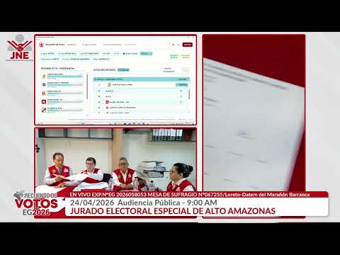 EN VIVO 24/04/2026 9:00 AM AUDIENCIA PUBLICA