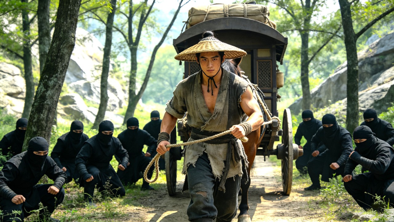 百名山匪攔路搶貨，誰知拉貨小夥竟是隱藏功夫宗師，瞬間被秒！💥 中國電視劇 | KungFu