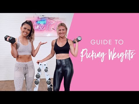 ENTRENAMIENTO DE FUERZA PARA MUJERES: Cómo elegir las pesas adecuadas (¡Guía para principiantes!) ✨