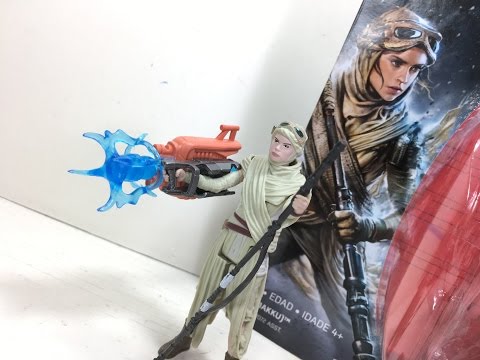 Star Wars Rogue One Force Awakens 3 75 Inch Rey Jakku Chefatron Review