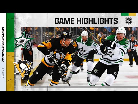 Stars @ Penguins 10/19/21 | NHL Highlights