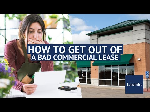 How To Get Out of A Bad Commercial Lease | LawInfo