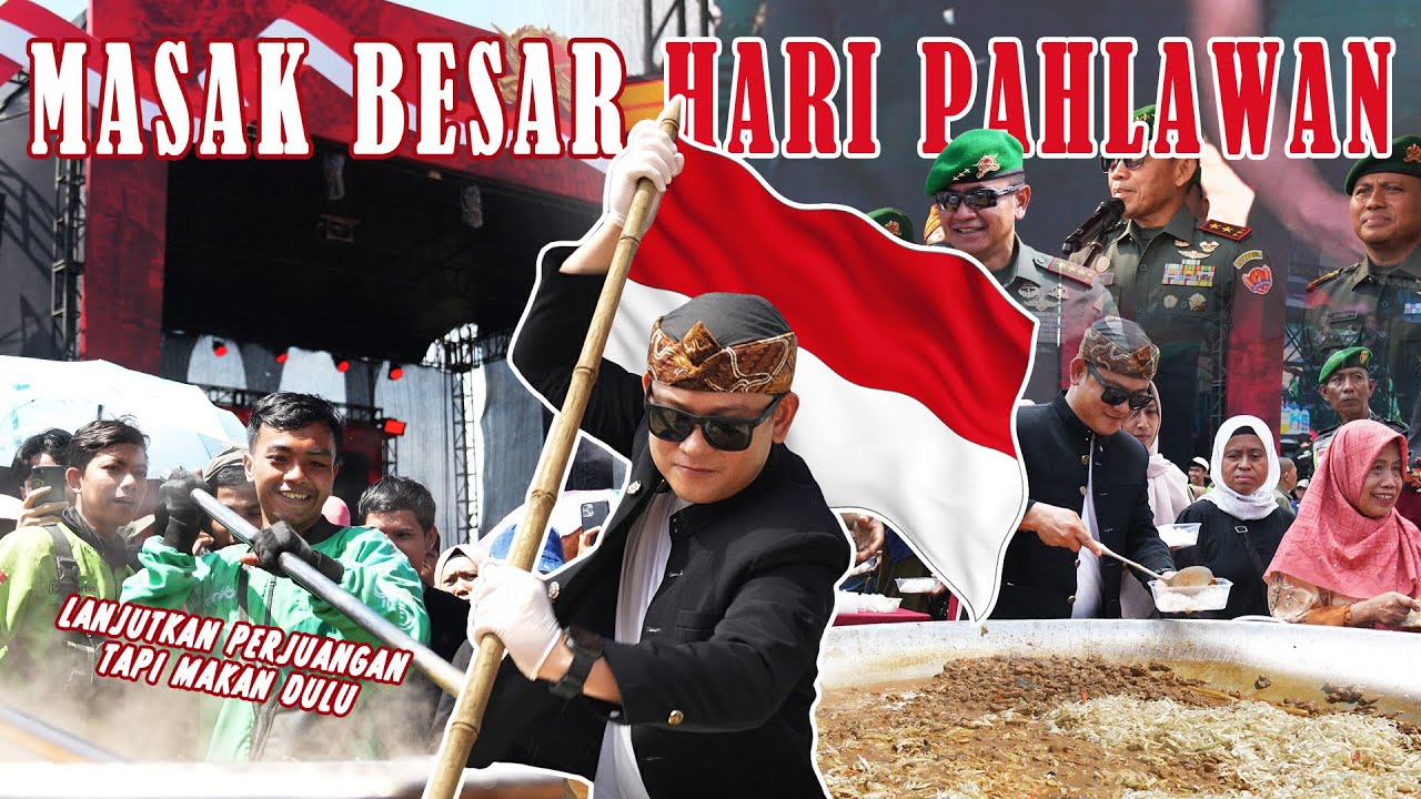 8000 ORANG HADIR! KEWALAHAN HAMPIR PINGSAN MASAK SEBANYAK INI.