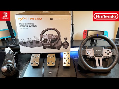 Unboxing and Setup PXN V9 Gen2 Racing Wheel | Gameplay