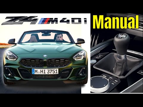 2025 BMW Z4 M40i With Six Speed Manual Transmission Revealed