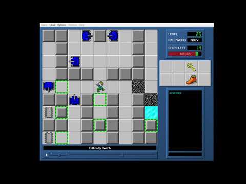 CCLP4 level 25 solution - 415 seconds