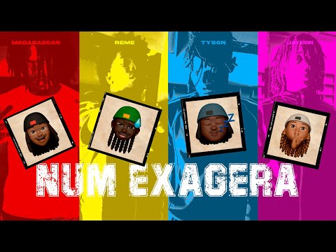 Madagascar, Reme, Tyson, Jayson - NUM EXAGERA (Animoji Video Oficial)