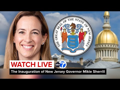 LIVE | The Inauguration of New Jersey Governor Mikie Sherrill in at NJPAC in Newark