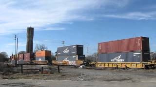 preview picture of video 'CSXT 7861 Leads The CSXT Q101-16 @ Cordele, Georgia on Saturday January 17th, 2015.'