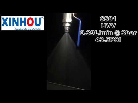 Vee jet spray nozzle