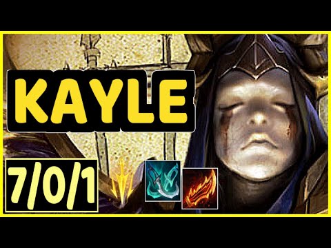 WUNDER (KAYLE) - 7/0/1 KDA TOP GAMEPLAY - EUW Ranked DIAMOND