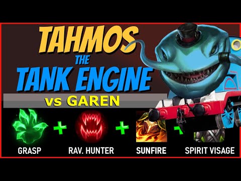 Here Comes TAHMOS The Tank Engine! - TAHM KENCH TOP vs GAREN - S10 League of Legends