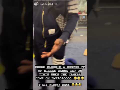 Kyle Richh & Jenn Carter got into Bloodie a fight at the Airport