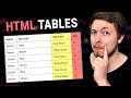 27 | HOW TO CREATE & STYLE TABLES IN HTML | 2023 | Learn HTML and CSS Full Course for Beginners