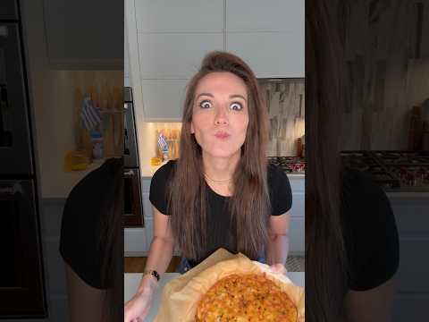 I lose weight making this Cheesy Lentil Vegetable Pie #shorts