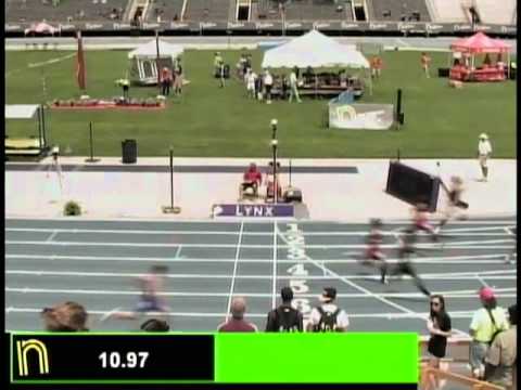 Boys 100m EE Prelim Heat 1 - New Balance Outdoor Nationals 2011