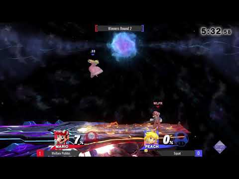 Welfare Pickles (Mario) vs Squat (Peach) - Game 2 - Paradigm 22 Singles