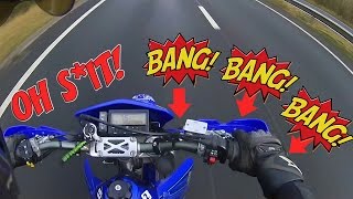 Unbelievable motorcycle backfires!!