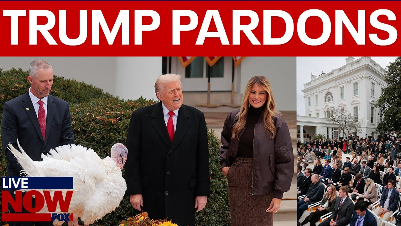 Trump pardons turkeys Gobble and Waddle