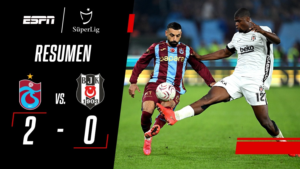 GOL DE MOHAMED SALAH PARA LA VICTORIA DEL TRABZONSPOR | Trabzonspor 2-0 Beşiktaş | RESUMEN
