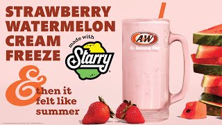 A&W Strawberry Watermelon Cream Freeze