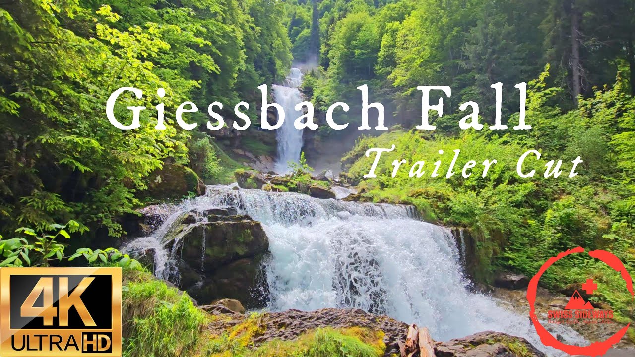 Experience the breathtaking cinematic highlights from Giessbach Falls!