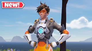 NEW TRACER Skin Gameplay In Fortnite! (Overwatch)