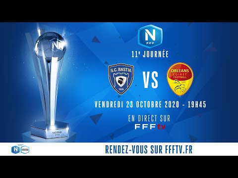J11 : SC Bastia - US Orléans en direct sur FFFtv (19h45) I National FFF 2020-2021