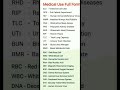 MEDICAL Term Hospital Term Full Form ️ ️
