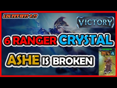 LOL TFT SET2 9.23 l HIGHLIGHTS ASHE CARRY!! NOBODY CAN'T KILL ASHE..  l 6 RANGER 2 CRYSTAL 3 POISON