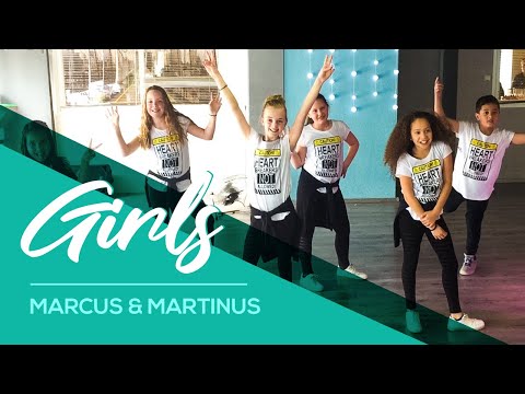 Girls - Marcus & Martinus ft Madcon - Easy Kids Fitness Dance - Warming-up Choreography