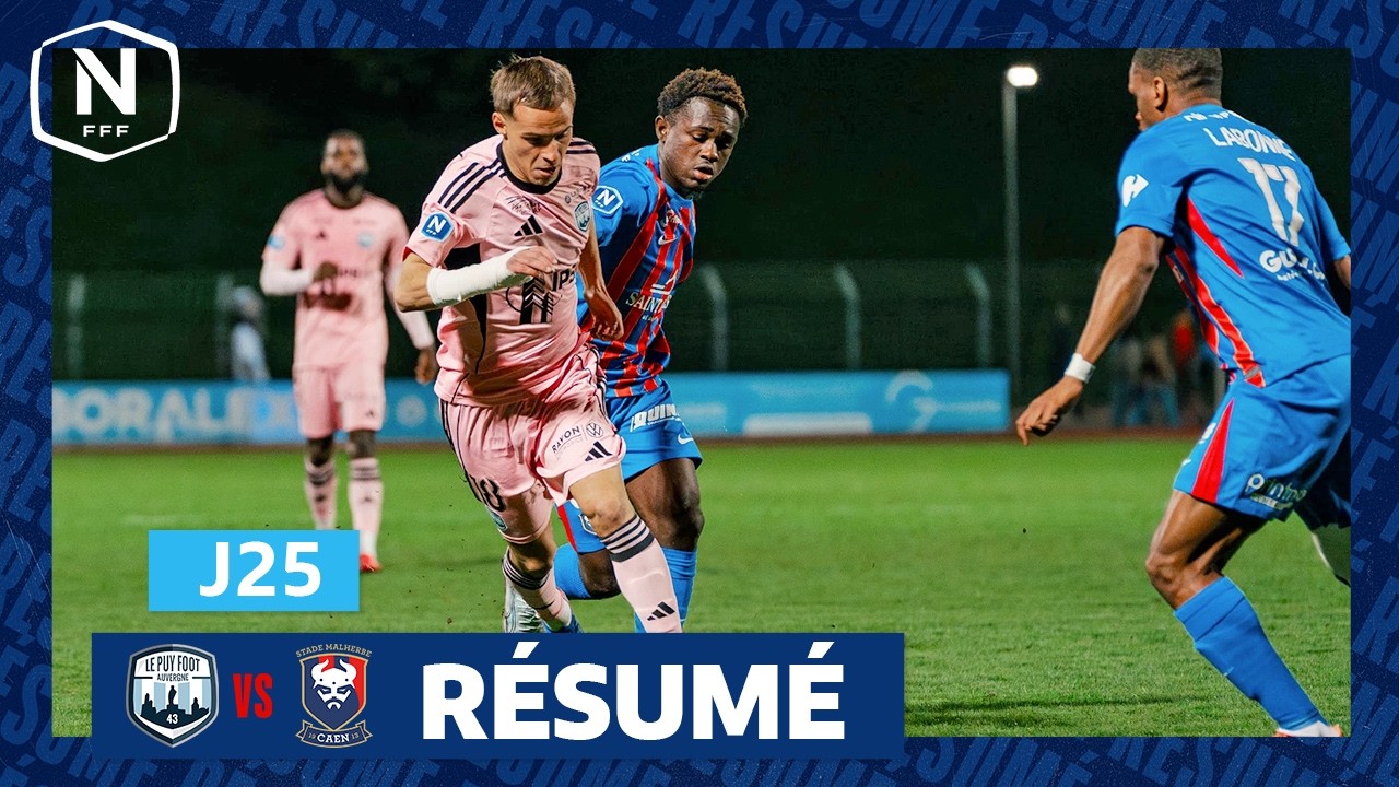 Le Puy Foot 43 Auvergne vs Caen Highlights