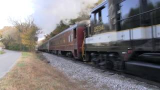 preview picture of video 'Southern 630 leads TVRM #300 north of Chickamauga'