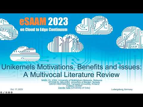 Unikernels Motivations, Benefits and Issues: A Multivocal Literature Review