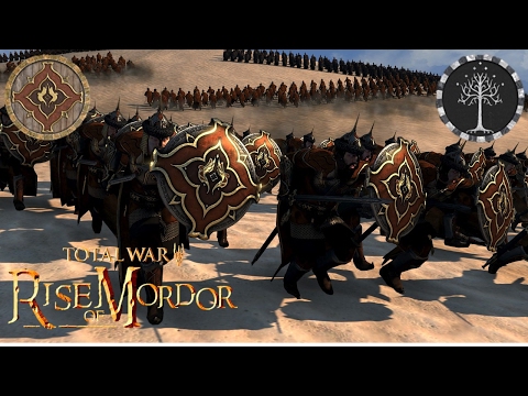Dale vs. Gondor in the Deserts of Near Harad - Rise of Mordor Total War Multiplayer Battle Gameplay