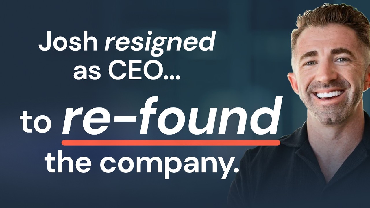 Refounding: Why this $80m CEO quit his company to save it (w/ Josh Foreman of Indebted)
