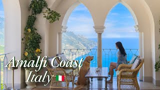 Travel vlog - ๐ฎ๐น 4 Day Trip to AMALFI COAST | CAPRI and POSITANO yacht day with My DOG | Belmond Caruso Hotel ๐