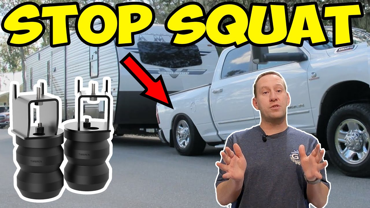 Cheapest way to Stop squat while towing heavy?