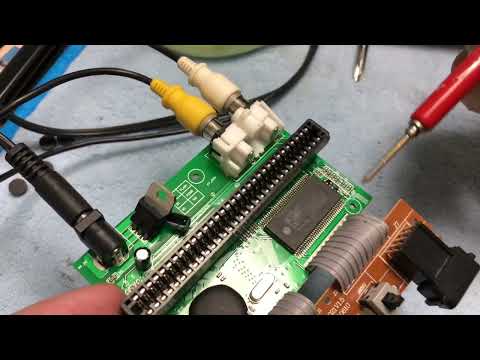 Disassembly and repair the Junk SEGA Genesis classic game console Restortion