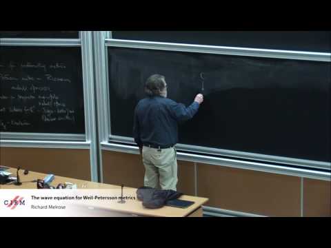 Richard Melrose: The wave equation for Weil-Petersson metrics