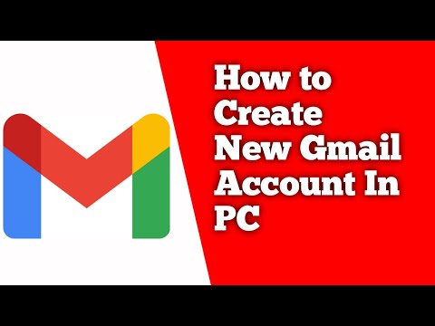 How To Create New Gmail Account In PC